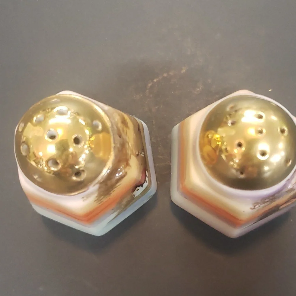 Vintage Made in Japan Handpainted Salt and Pepper Shakers